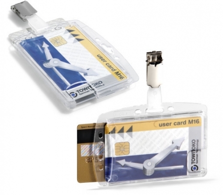 Ecuson dublu transparent 54 x 85 mm 25 buc/set Durable