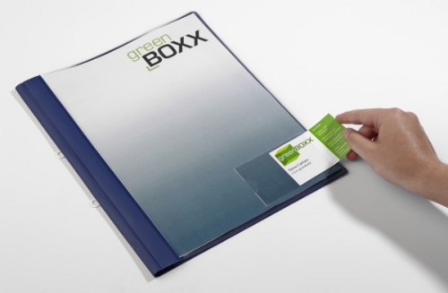 Buzunar autoadeziv Pocketfix transparent 57 x 90 mm 10 buc/set Durable