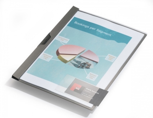 Buzunar autoadeziv Pocketfix transparent 57 x 90 mm 10 buc/set Durable