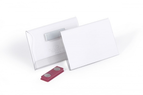 Ecuson magnetic transparent 54 x 90 mm 25 buc/set Durable