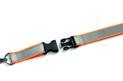 Snur textil reflectorizant, Extra Strong, portocaliu Durable