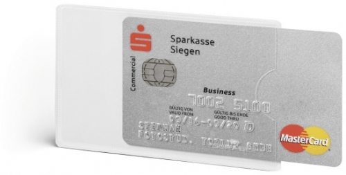 Husa pentru card securizat RFID transparent 3 buc/set Durable