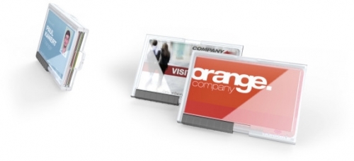 Suport card Pushbox triplu 10 buc/set Durable