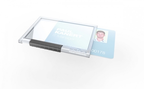 Suport card Pushbox mono 54 x 87 mm 10 buc/set Durable