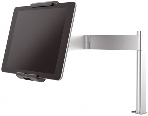 Suport tableta cu brat si clema, 7-13 inch, prindere pe masa, argintiu Durable