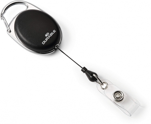 Snur retractabil, negru Durable