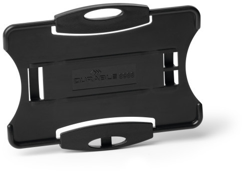 Suport pentru card ID economic, negru, Durable