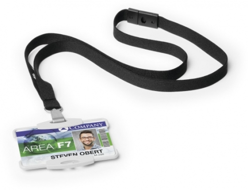 Suport pentru card ID economic, gri, Durable 