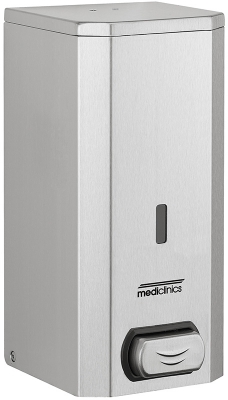 Dozator sapun lichid, reincarcabil, inox satinat, 1.5 l, Mediclinics