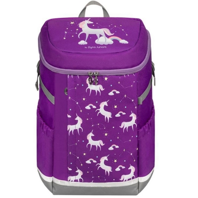Ghiozdan fete neechipat Dyna Juniors Explorer Unicornland Tiger 