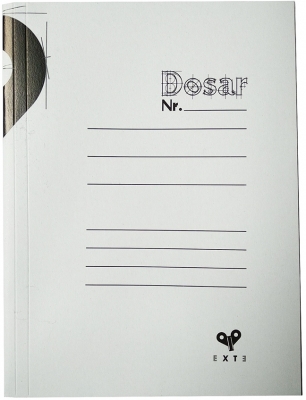Dosar carton, alb, plic 50 buc/set EXTE