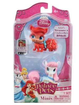 Figurina Pisicuta lui Ariel si Poneiul Cenusaresei Palace Pets Disney