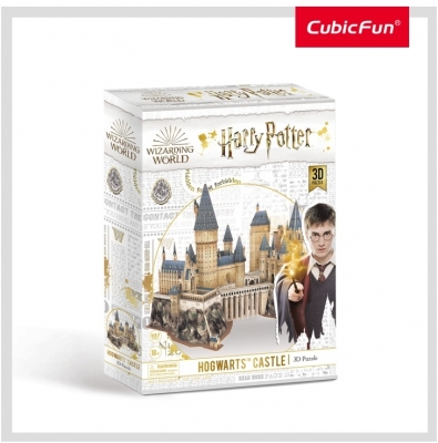 Puzzle 3D Harry Potter-Castelul 197 Piese Cubicfun