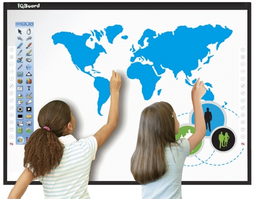 Tabla Interactiva Light 87 inch, Multi-touch IQboard resigilat 