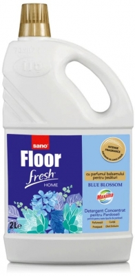 Detergent pardoseli, fresh home blue blossom 1L, Sano