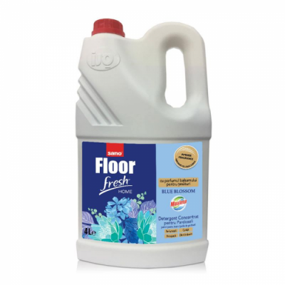 Detergent podele Sano Floor Fresh Home, Blue Blossom 4L