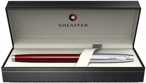 Roller Translucent Red & Brushed Chrome NT 100 Sheaffer