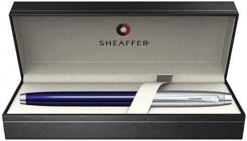 Roller Glossy Blue & Brushed Chrome NT 100 Sheaffer
