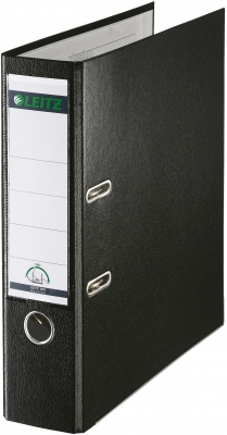 Biblioraft 180°, PP, partial reciclat, certificare FSC, A4, 80 mm, Leitz