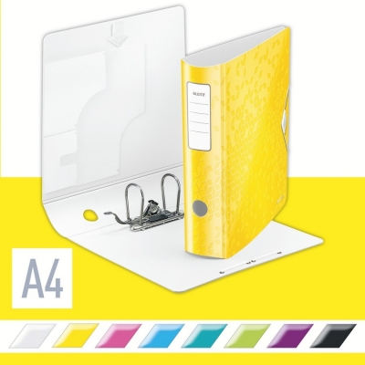Biblioraft 180° Active WOW, polyfoam, A4, 82 mm, Leitz