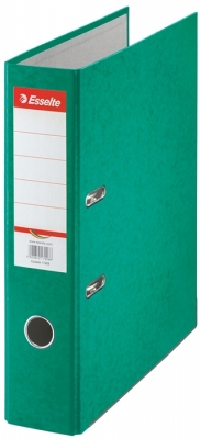 Biblioraft  Rainbow, carton prespan, partial reciclat, certificare FSC, A4, 75 mm, Esselte