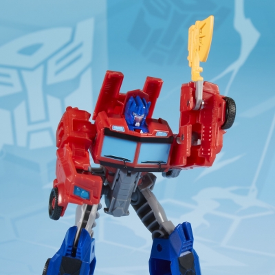 TRANSFORMERS CYBERVERSE WARRIOR OPTIMUS PRIME HASBRO