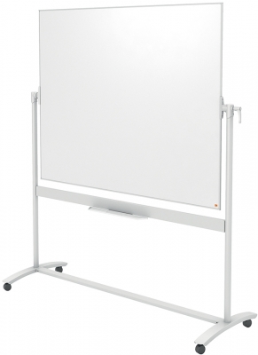 Tabla mobila Classic, otel emailat, 150x120 cm, magnetica, include marker si tavita, alb NOBO