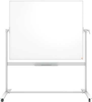 Tabla mobila Classic, otel emailat, 150x120 cm, magnetica, include marker si tavita, alb NOBO