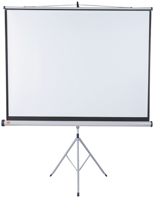 Ecran de proiectie, cu trepied, format 4:3, 200x151.3 cm, suprafata alb mat, home theater, cinema, office NOBO