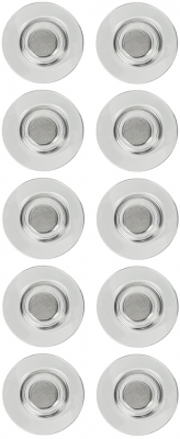 Magneti pentru table din sticla, diametru 32 mm, sustin 6 coli, 10 buc/set, transparent NOBO