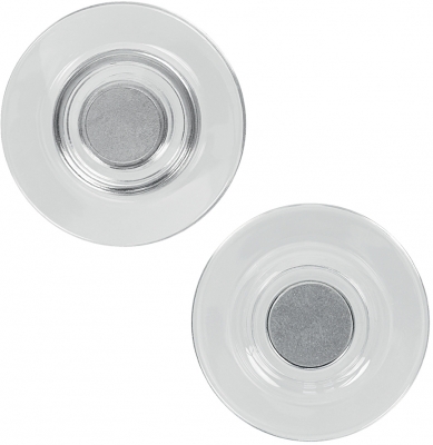 Magneti pentru table din sticla, diametru 32 mm, sustin 6 coli, 10 buc/set, transparent NOBO