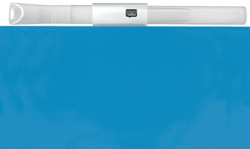 Tabla patrata, plastic, 36x36 cm, magnetica, include marker si magneti, albastru NOBO
