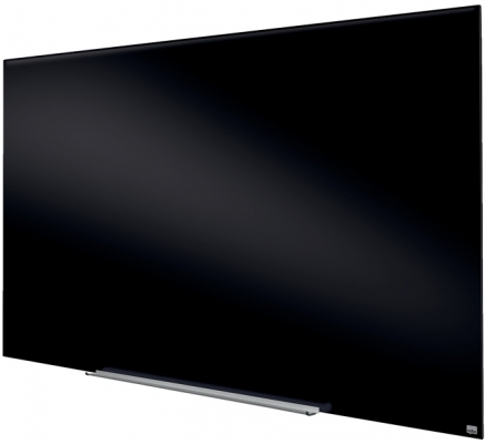 Tabla de sticla negru, Impression pro, 190x100 cm, magnetica, include marker, tavita, magneti, Nobo