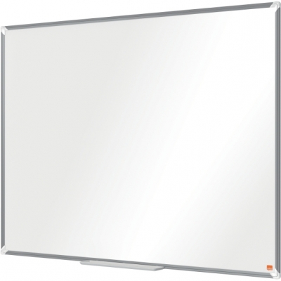 Tabla Premium Plus, otel emailat, 120x90 cm, magnetica, include marker si tavita, alb NOBO