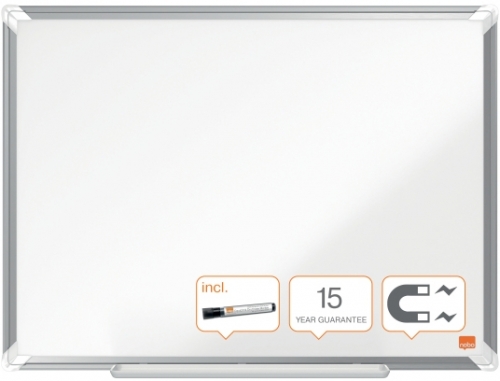 Tabla alba magnetica, otel lacuit, 60 x 45 cm, Premium Plus Nobo 
