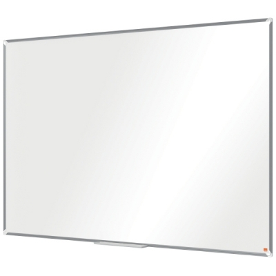 Tabla Premium Plus, otel lacuit, 180x120 cm, magnetica, include marker si tavita, alb NOBO