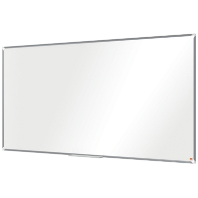 Tabla Premium Plus, otel lacuit, 200x100 cm, magnetica, include marker si tavita, alb NOBO