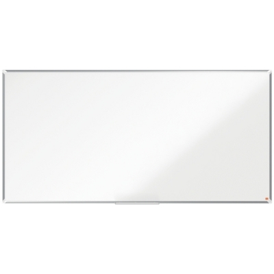 Tabla Premium Plus, otel lacuit, 200x100 cm, magnetica, include marker si tavita, alb NOBO