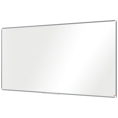 Tabla Premium Plus, otel lacuit, 240x120 cm, magnetica, include marker si tavita, alb NOBO