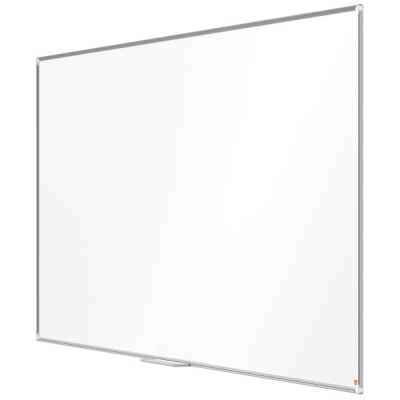 Tabla NOBO Premium Plus, otel lacuit, 300x120 cm, magnetica, include marker si tavita, alb