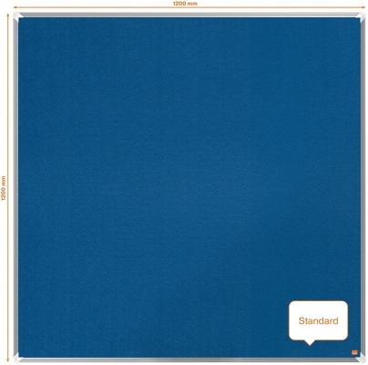 Panou Premium Plus, material textil, 120x120 cm, albastru NOBO