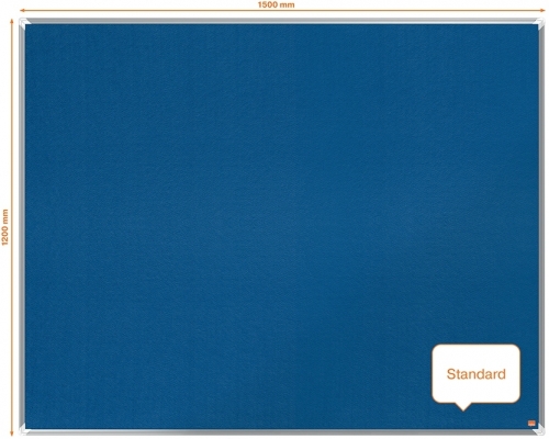 Panou Premium Plus, material textil, 150x120 cm, albastru NOBO