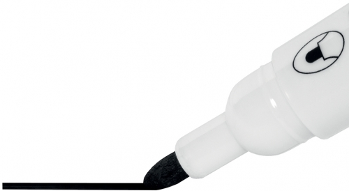 Marker pentru table si flipcharturi, varf rotund 3 mm, standard, 10 buc/cutie, negru NOBO