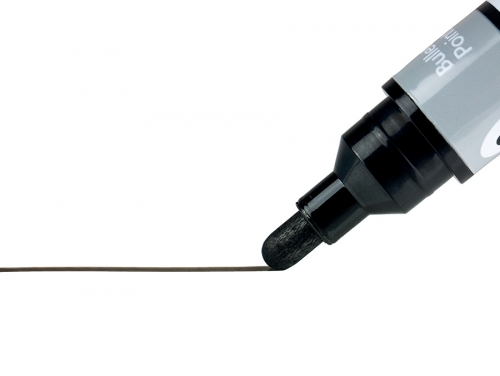 Marker pentru table si flipcharturi, cerneala lichida, varf rotund 3 mm, standard, 10 buc/cutie, negru NOBO