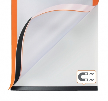Rama auto-adeziva NOBO, magnetica, A4, 2 buc/set, negru