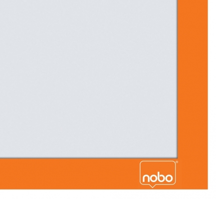 Rama auto-adeziva Nobo, magnetica, A4, 2 buc/set, portocaliu