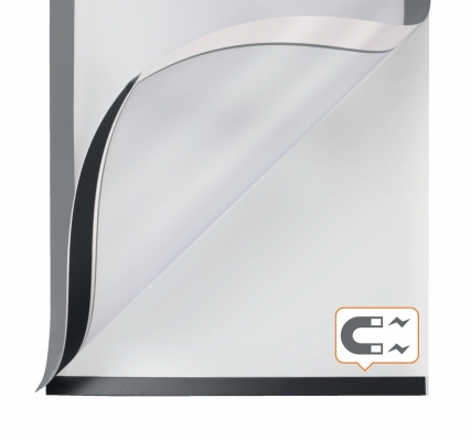 Rama autoadeziva NOBO, magnetica, A3, 2 buc/set, argintiu