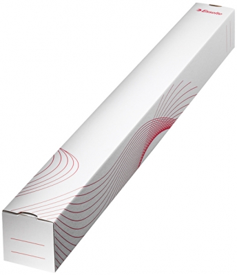 Tub arhivare  Standard, carton, 750 mm, 100% reciclat, certificare FSC, reciclabil, alb, Esselte