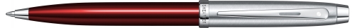 Pix Translucent Red Brushed Chrome NT 100 Sheaffer