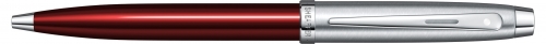Pix Translucent Red Brushed Chrome NT 100 Sheaffer
